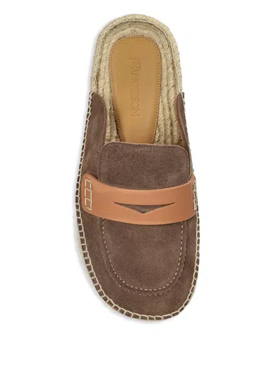 Jw Anderson Brown Slip On Espadrilles In Neutral