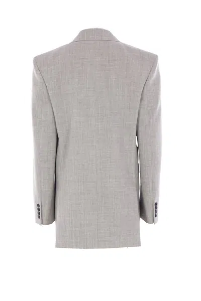 Saint Laurent Jackets In Gray