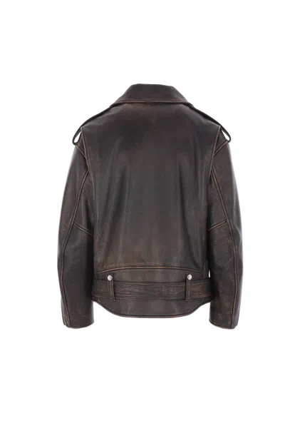 Alexander Mcqueen Waist Belted Epaulettes Lapels Zippered Pockets In Black