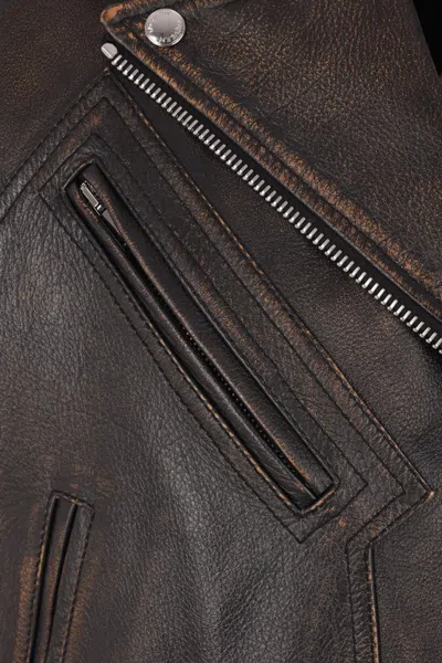 Alexander Mcqueen Waist Belted Epaulettes Lapels Zippered Pockets In Black