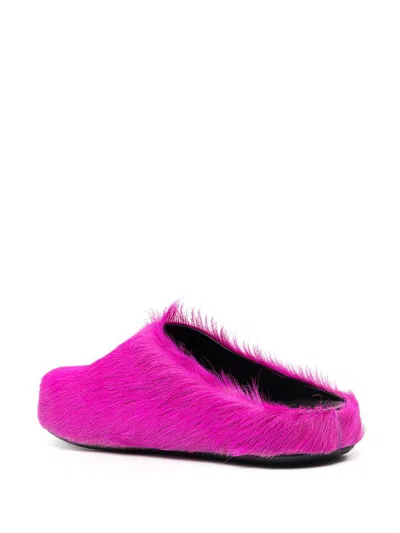 Marni Pink Fussbett Sabot Slip-on Loafers