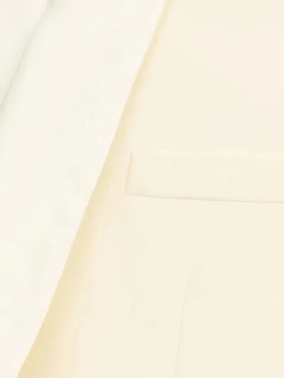 Mm6 Maison Margiela Wool Sleeveless Longline Vest With Shawl Collar In Neutral