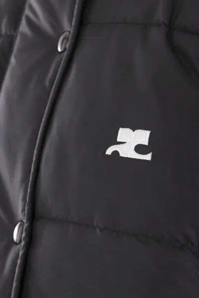 Courrèges Outerwears In Black