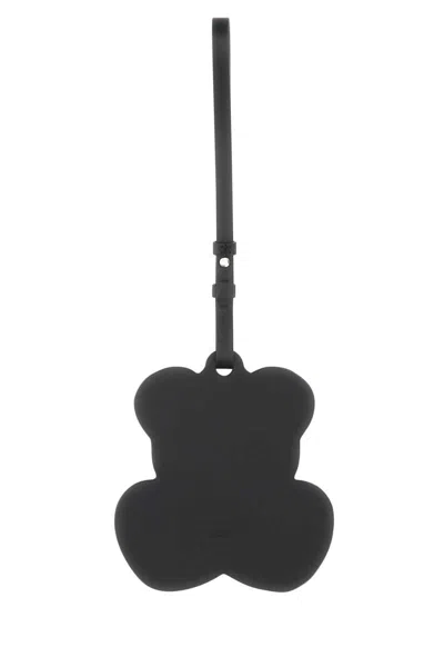 Moncler Genius Printed 8 Moncler Palm Angels Bag Charm In Black