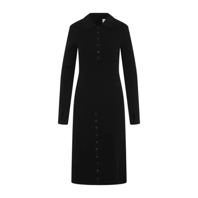 Courrèges Courreges Multi Buttons Midi Dress Women