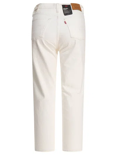 Levi's Jeans White In White
