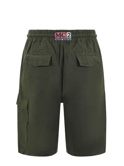 Mc2 Saint Barth Bermuda Chinos With Side Poket Shorts