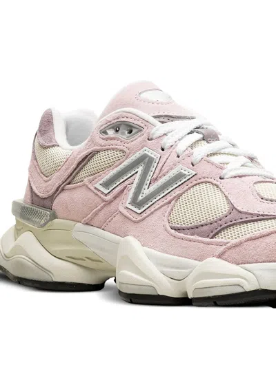 New Balance '9060' Pink Sneaker With Side Logo And Chunky Sole