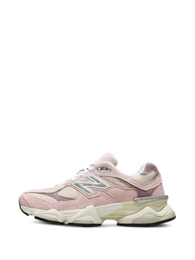 New Balance '9060' Pink Sneaker With Side Logo And Chunky Sole