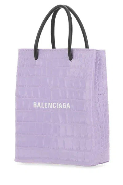 Balenciaga Women's Lilac Leather Handbag