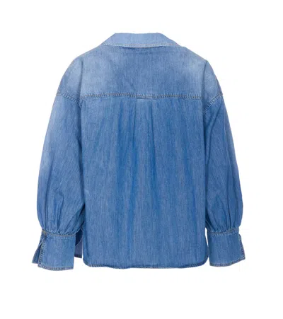 Pinko Calahari Blouse Made Of Denim.