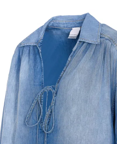 Pinko Calahari Blouse Made Of Denim.