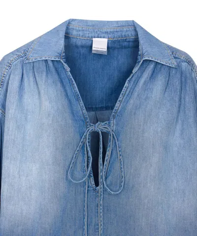 Pinko Calahari Blouse Made Of Denim.