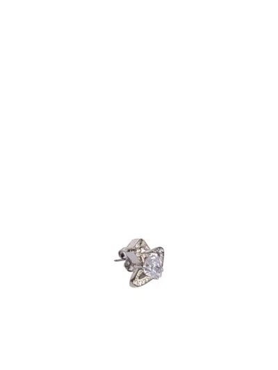 Vivienne Westwood Ariella Embellished Earrings In Metallic