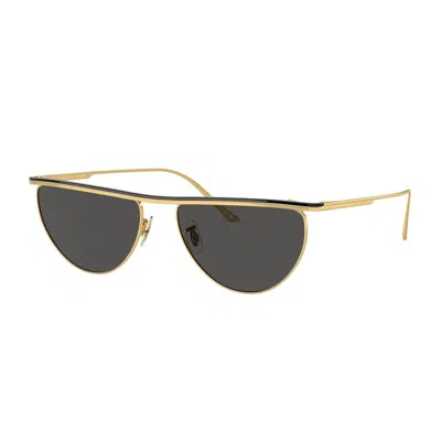 Oliver Peoples X Khaite 1984c 56mm Irregular Sunglasses In Gold