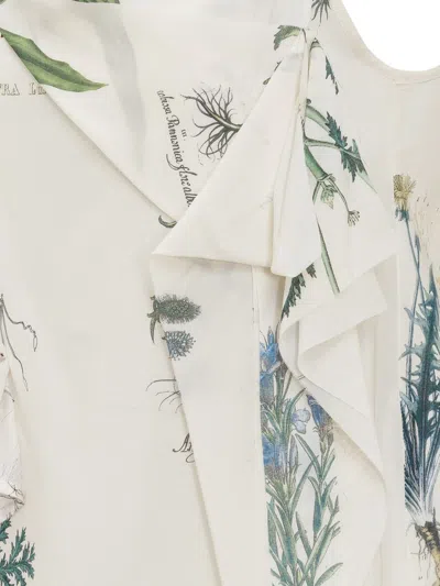 Semicouture Top With Thin Straps In White