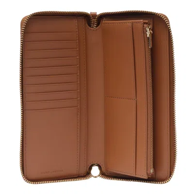 Marc Jacobs 'rectangular Shape Wallet Wrist Strap' In Brown