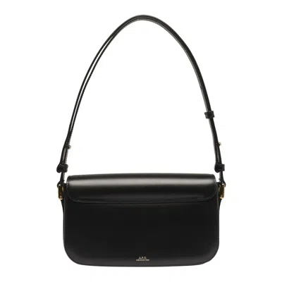 Apc A.p.c. Grace Leather Crossbody Bag In Black