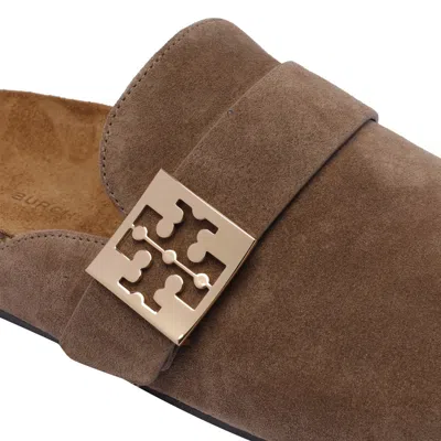 Tory Burch Mellow Mules In Brown