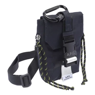 Apc Navy Trek Crossbody Pouch In Blue