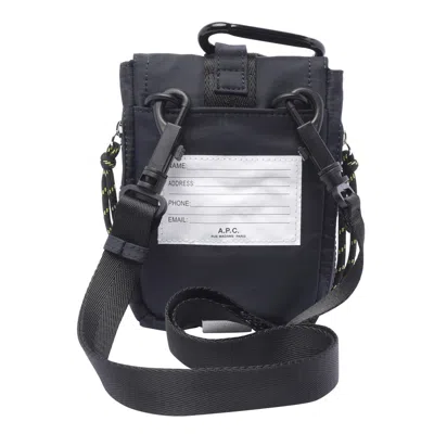 Apc Navy Trek Crossbody Pouch In Blue