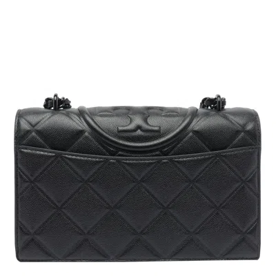 Tory Burch Grain Small Convertible Crossbody Bag In Black