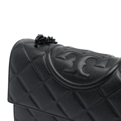 Tory Burch Grain Small Convertible Crossbody Bag In Black