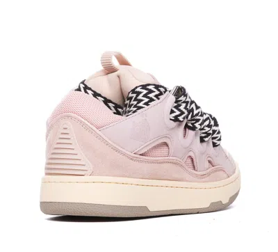 Lanvin Low Top Chunky Sole Sneakers In Pink