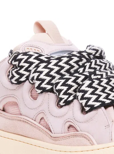 Lanvin Low Top Chunky Sole Sneakers In Pink