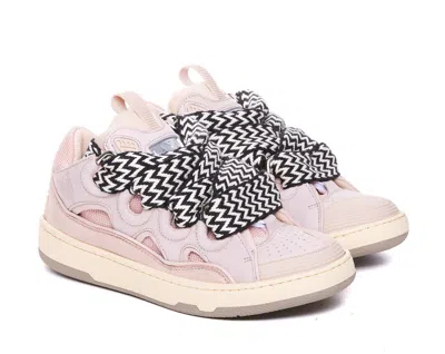 Lanvin Low Top Chunky Sole Sneakers In Pink