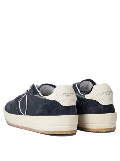 Philippe Model "nice" Sneakers In Blue