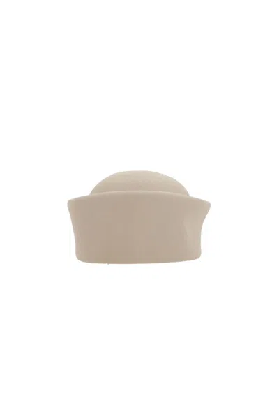 Loro Piana Textured Hat In Neutral