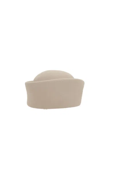 Loro Piana Textured Hat In Neutral