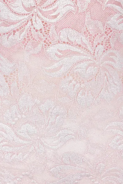 Rabanne Off-the-shoulder Lace Top With Floral Patterns In Pink