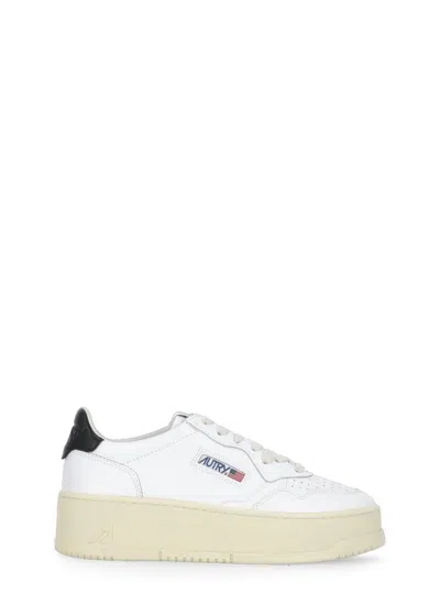Autry Platform Low-top Sneakers With Platform In White