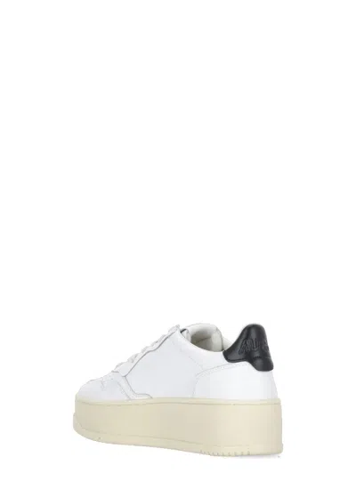 Autry Platform Low-top Sneakers With Platform In White