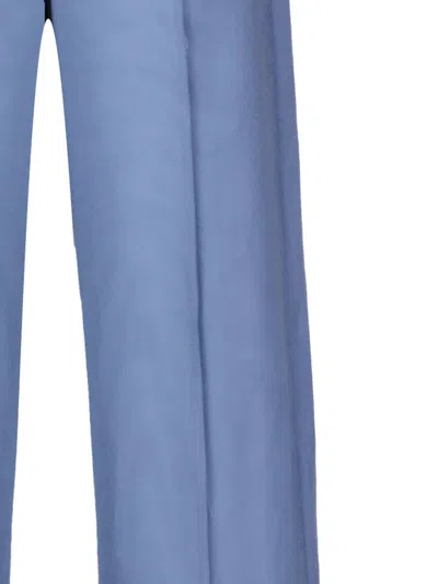 Marni Wide Leg Pants In Blue