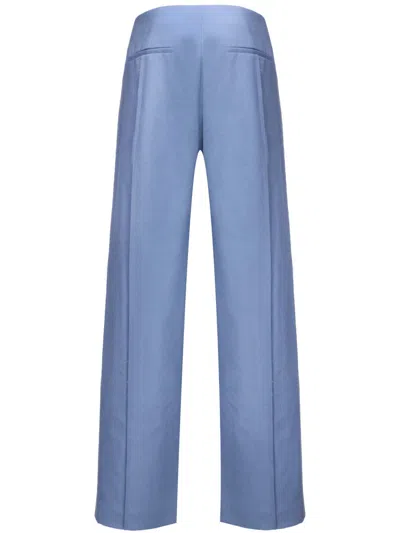 Marni Wide Leg Pants In Blue