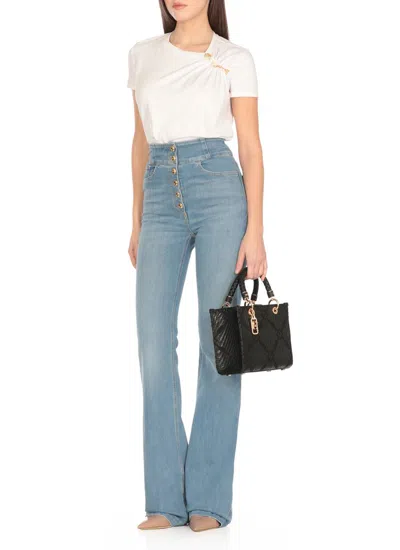 Elisabetta Franchi T-shirts And Polos In Gold