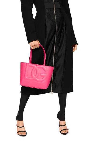 Dolce & Gabbana Embossed-logo Tote Bag