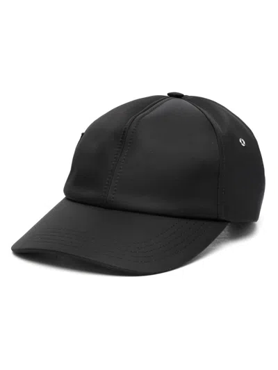 Jacquemus Men La Casquette Ovalie Baseball Cap In Black