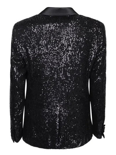 Philipp Plein Sequinned Single-breasted Blazer In Black