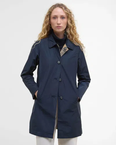 Barbour Babbity Reversible Plaid-lined Raincoat