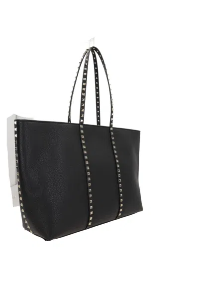 Valentino Rockstud Leather Tote Bag