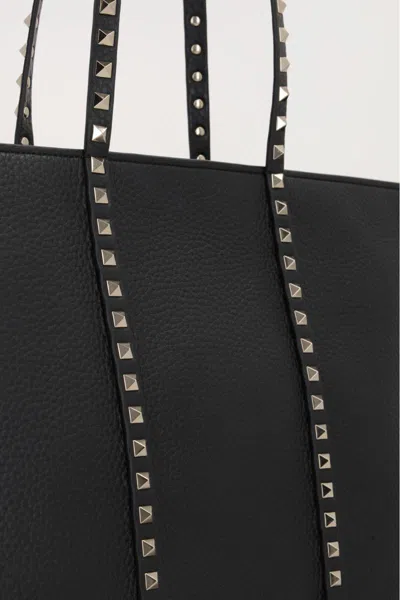 Valentino Rockstud Leather Tote Bag