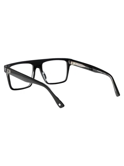 Dsquared2 Icon Rectangle-frame Glasses In Black
