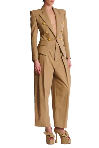Balmain Cotton Peak-lapel Blazer