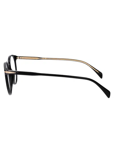 Eyewear By David Beckham Round-frame Glasses In Black