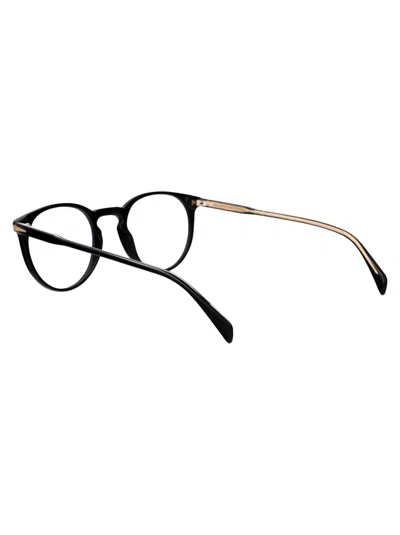 Eyewear By David Beckham Round-frame Glasses In Black