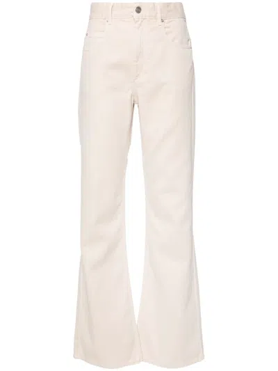 Isabel Marant Belvira High-rise Bootcut Jeans In Neutral